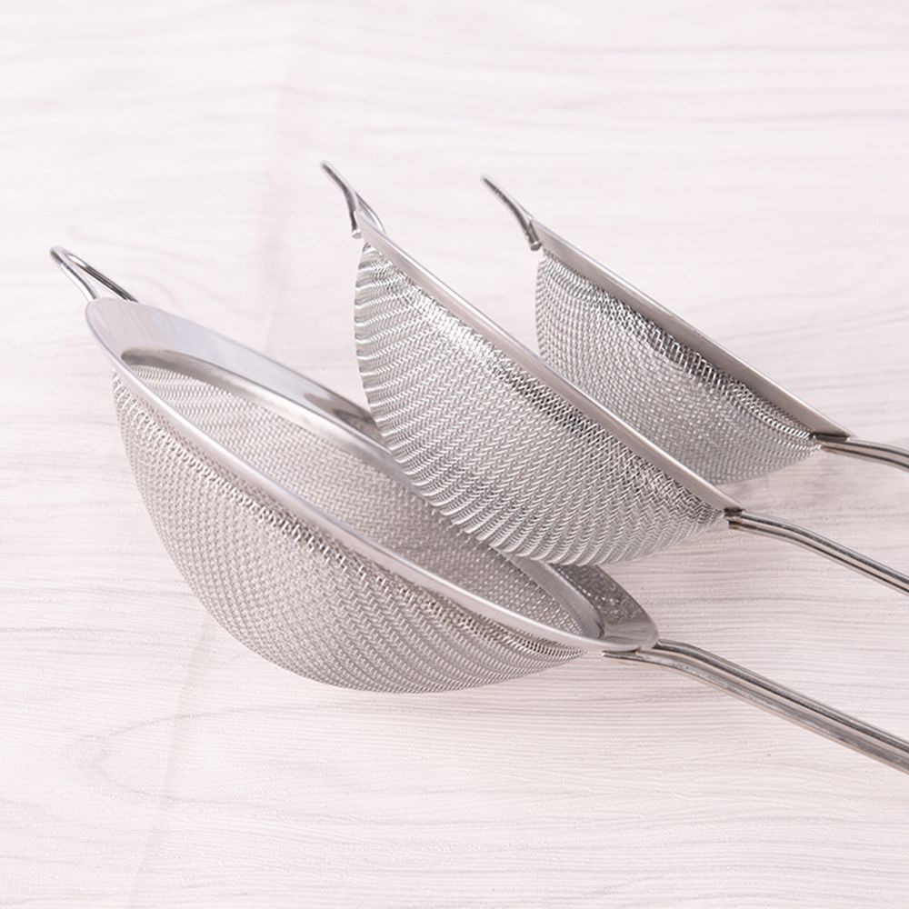 Tea Strainer Mesh - قطر 7/8/10/12/14/16/18/20/22 سنتيمتر أدوات تصفية المطبخ