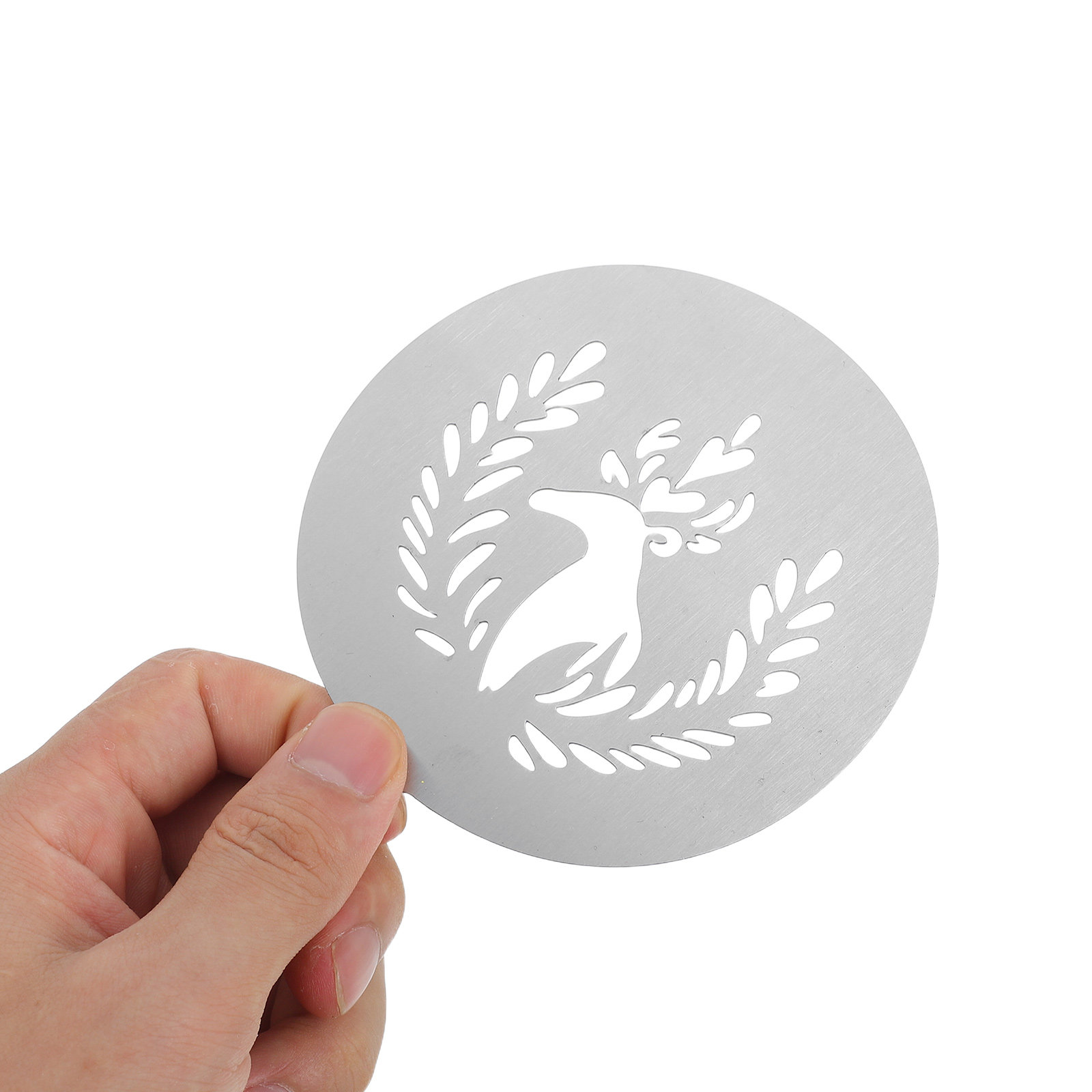 Coffee Stencil Art - 4 قطع من قوالب القهوة الفاخرة