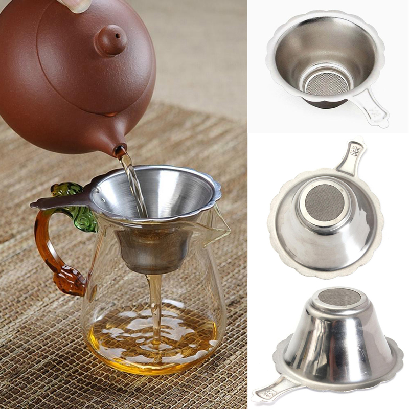 Tea Strainer Mesh - مصفاة شاي قابلة لإعادة الاستخدام، إبريق