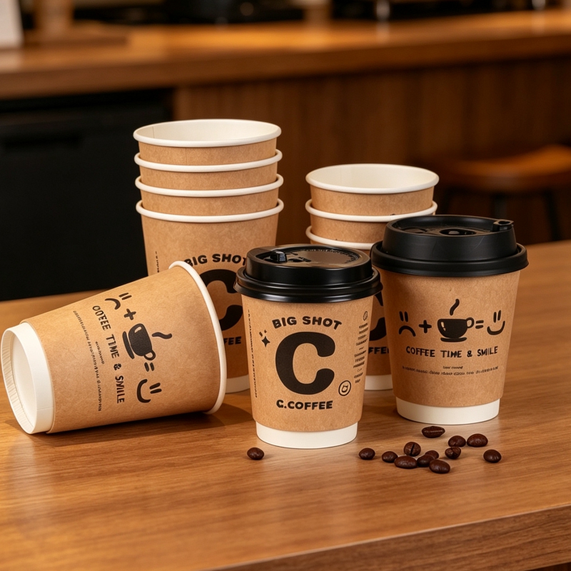 Wallpaper Coffee And Tea - ٥٠ قطعة من أكواب القهوة الورقية