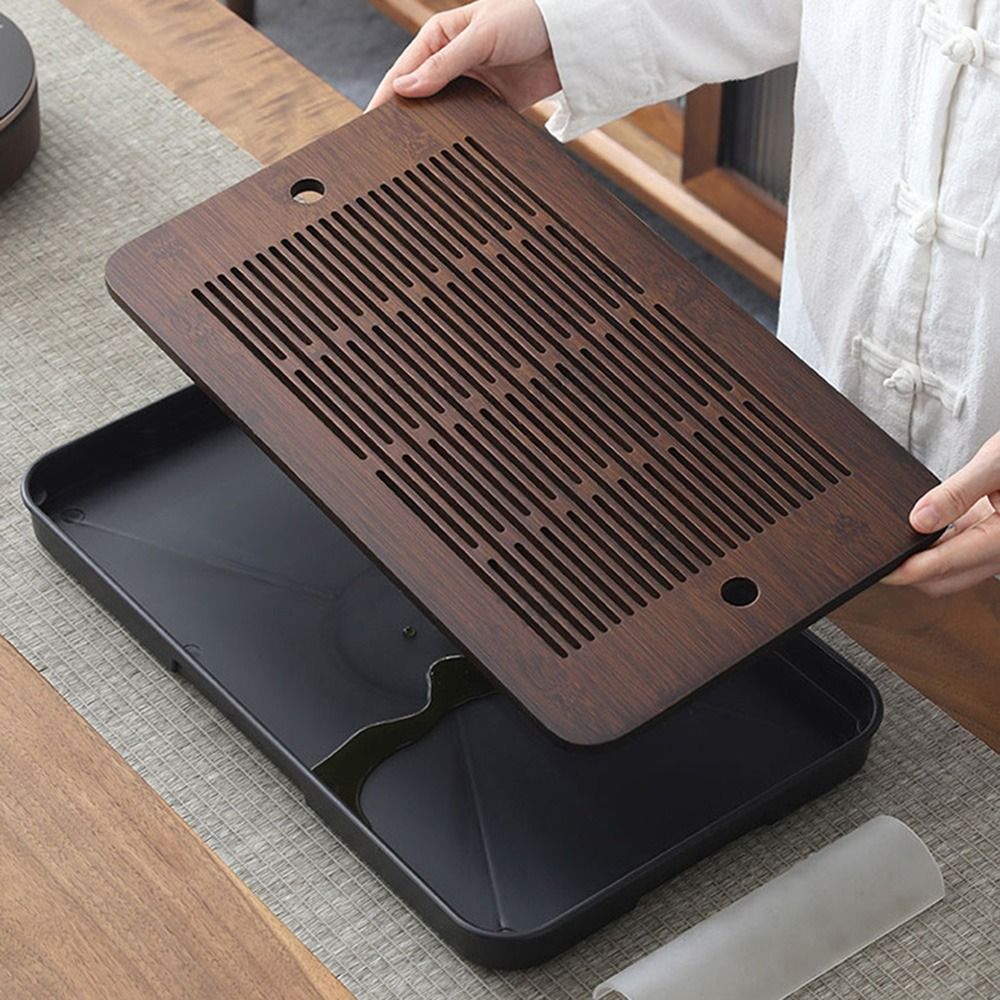 Bamboo Tea Tray - صينية شاي من الخيزران متعددة الاستخدامات