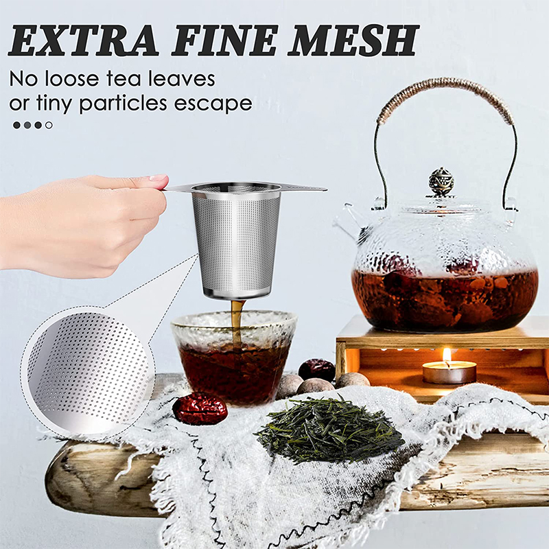 1 قطعة الشاي Infuser سلة الفول - مراجعة Tea Strainer Mesh وسعره