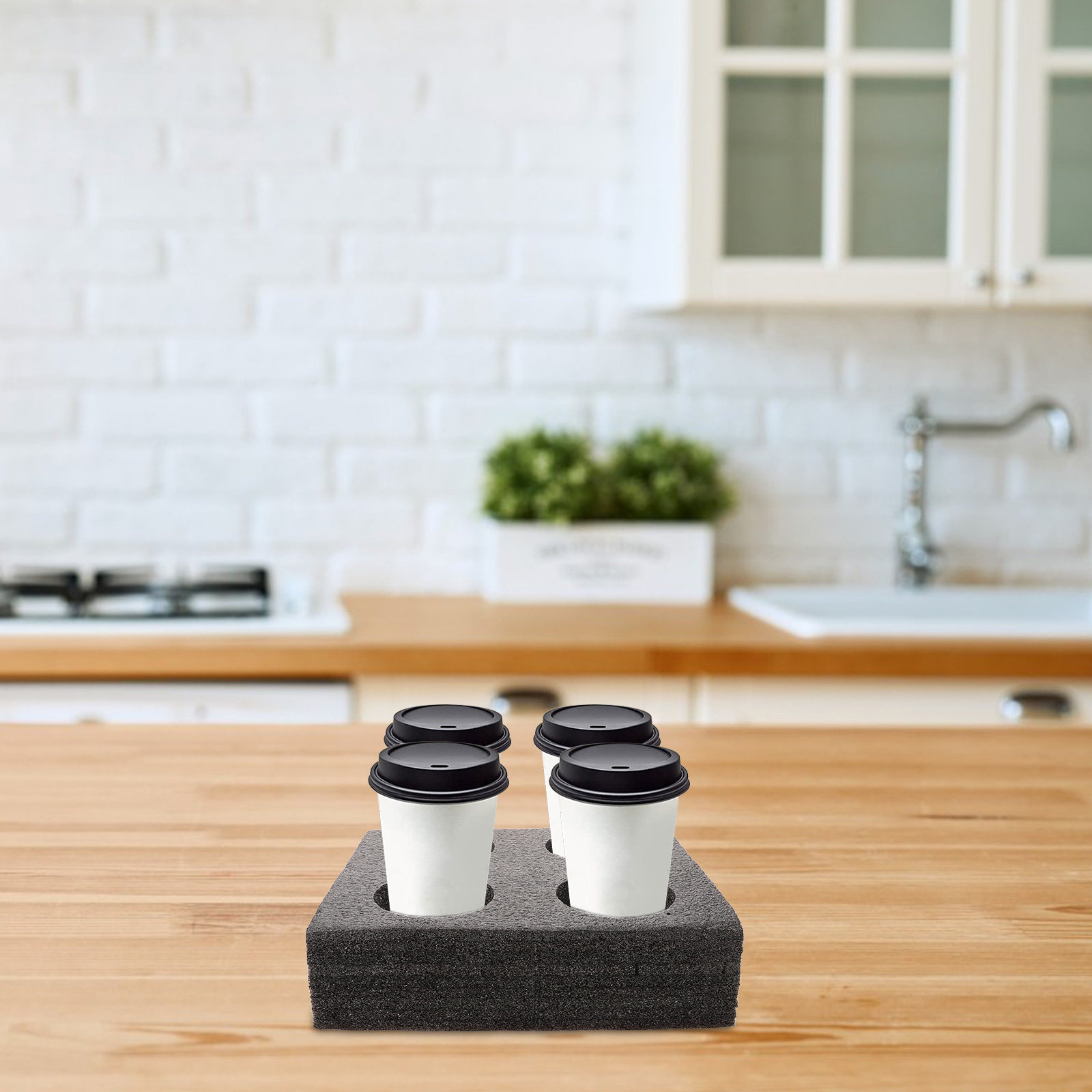 صينية حمل أكواب متعددة الفتحات - مراجعة Coffee Tea Cups وسعره