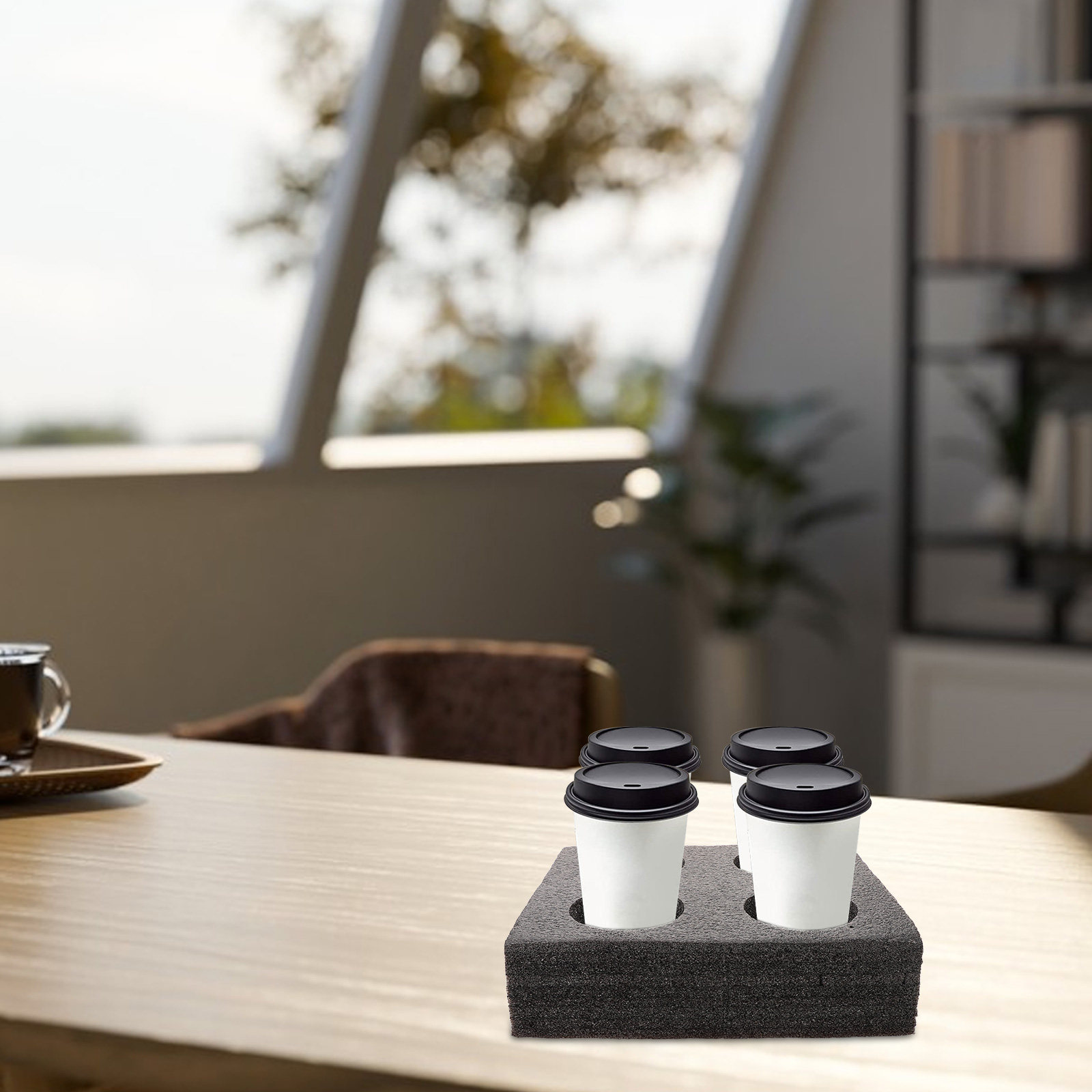 صينية حمل أكواب متعددة الفتحات - مراجعة Coffee Tea Cups وسعره