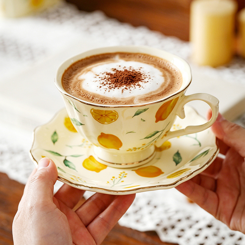 كوب قهوة سيراميك بتصميم ليمون  - مراجعة Lemon Tea Coffee وسعره