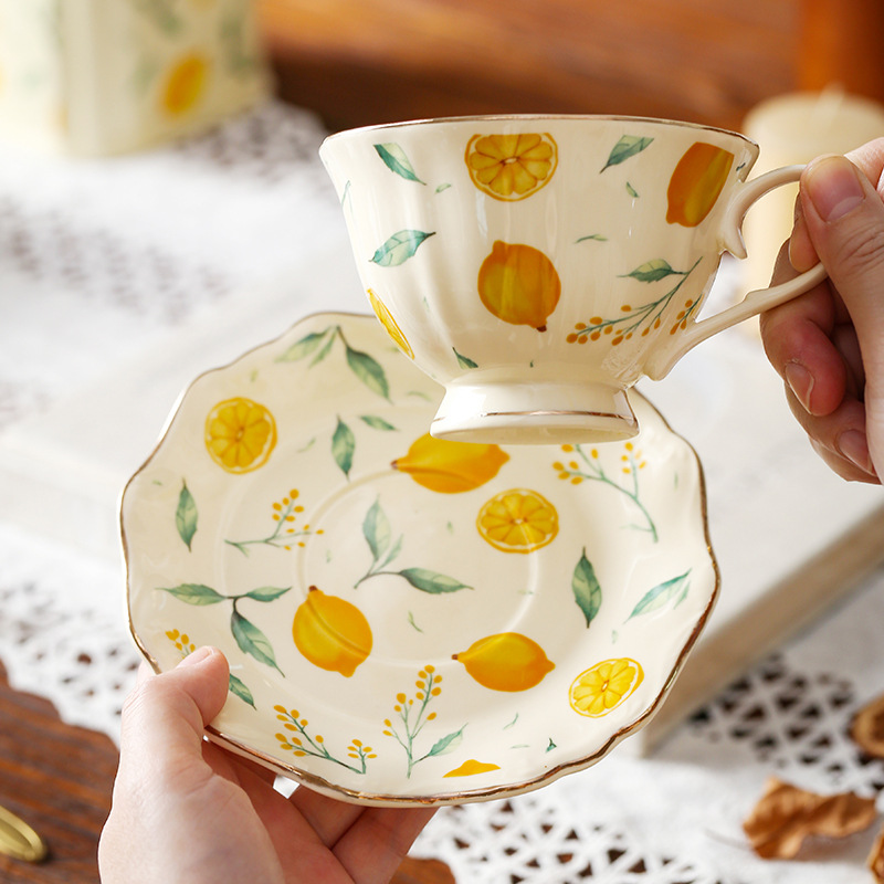 كوب قهوة سيراميك بتصميم ليمون  - مراجعة Lemon Tea Coffee وسعره