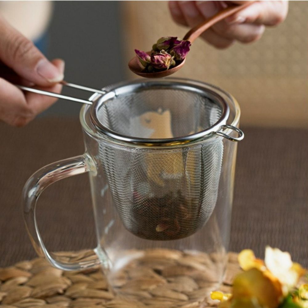 مصفاة شاي من الفولاذ المقاوم ل - مراجعة Tea Strainer Mesh وسعره
