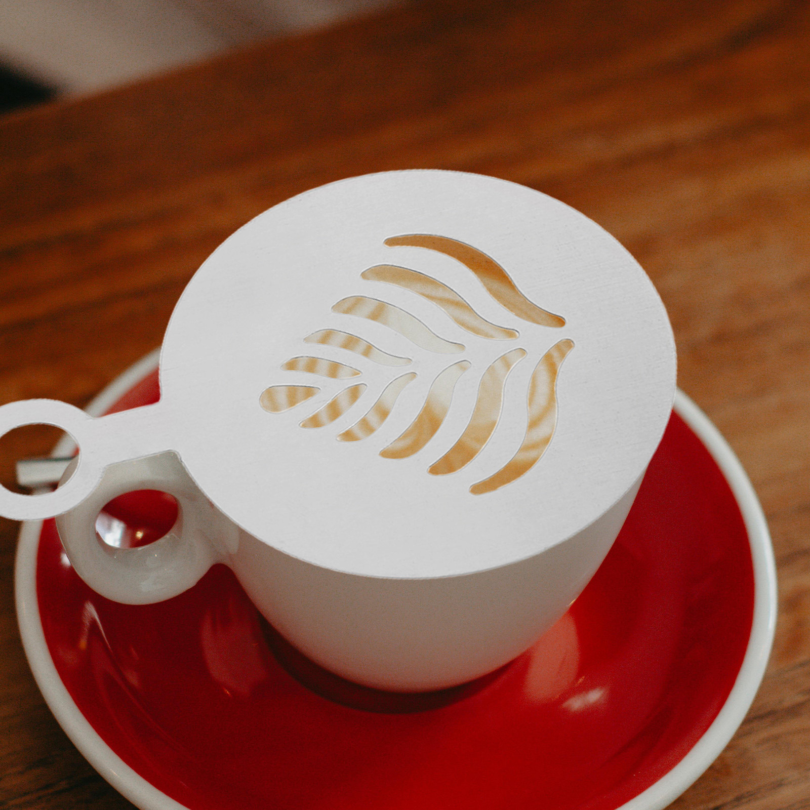 4 قطع من قوالب فن اللاتيه المص - مراجعة Coffee Stencil Art وسعره