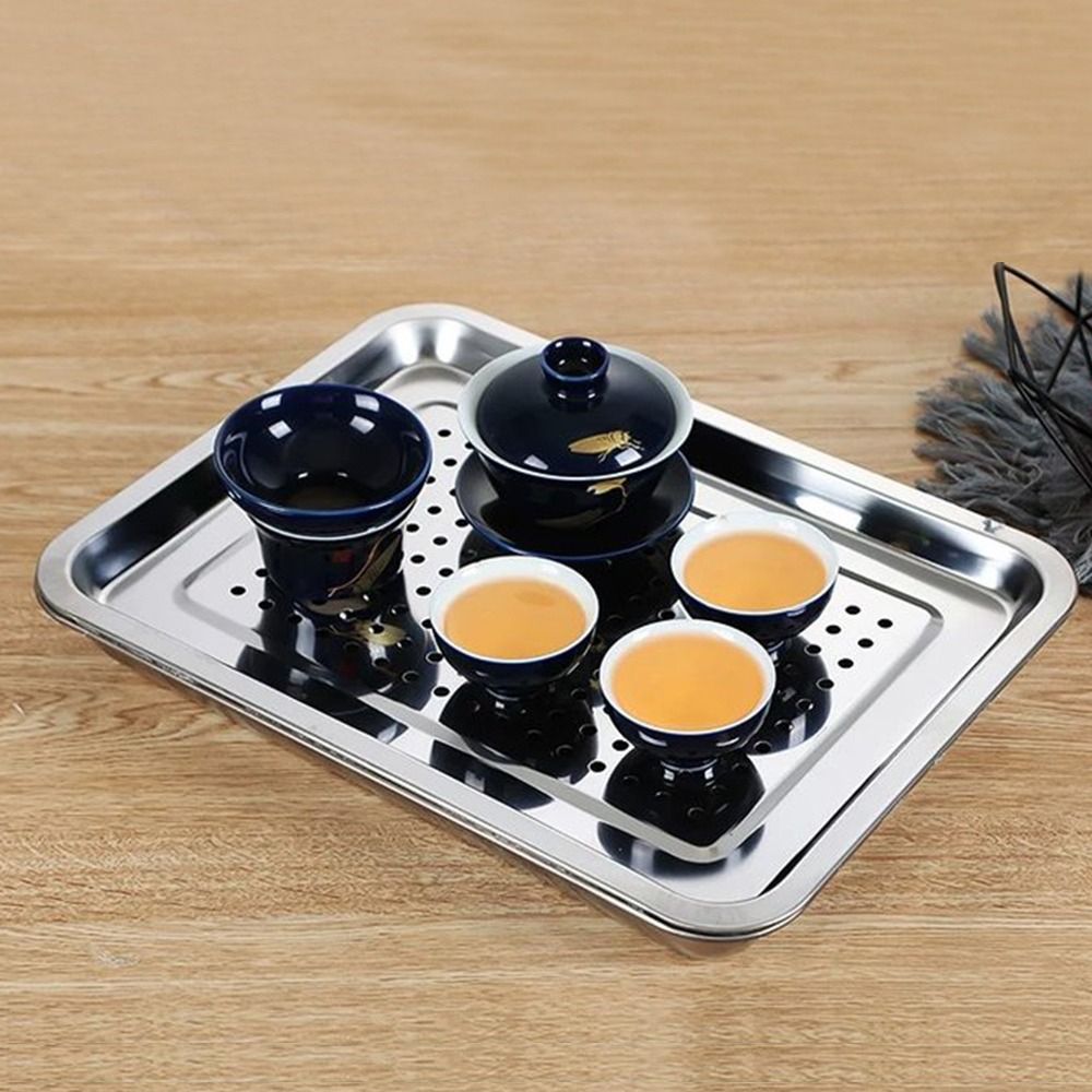 جديد الفولاذ المقاوم للصدأ صين - مراجعة Bamboo Tea Tray وسعره