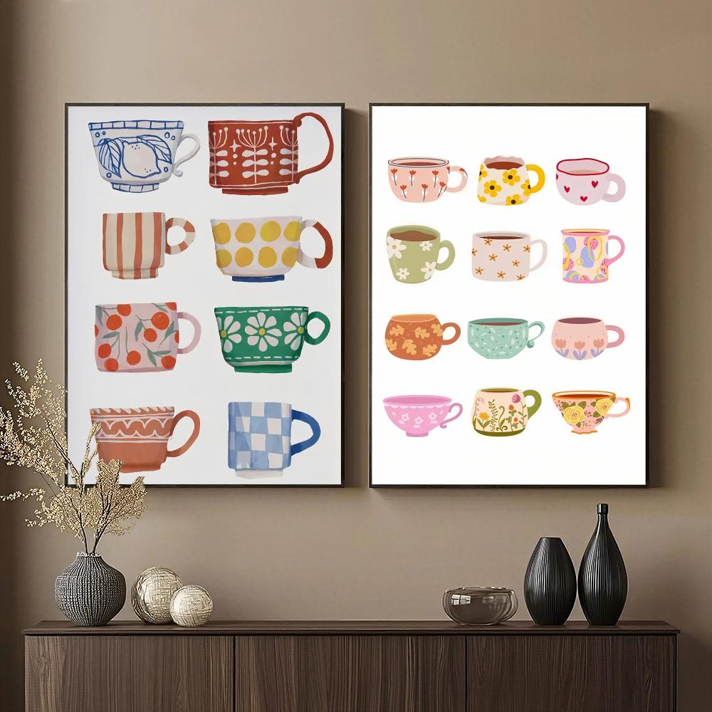 ملصق فني عالي الدقة لفنجان شاي - مراجعة Wallpaper Coffee And Tea وسعره