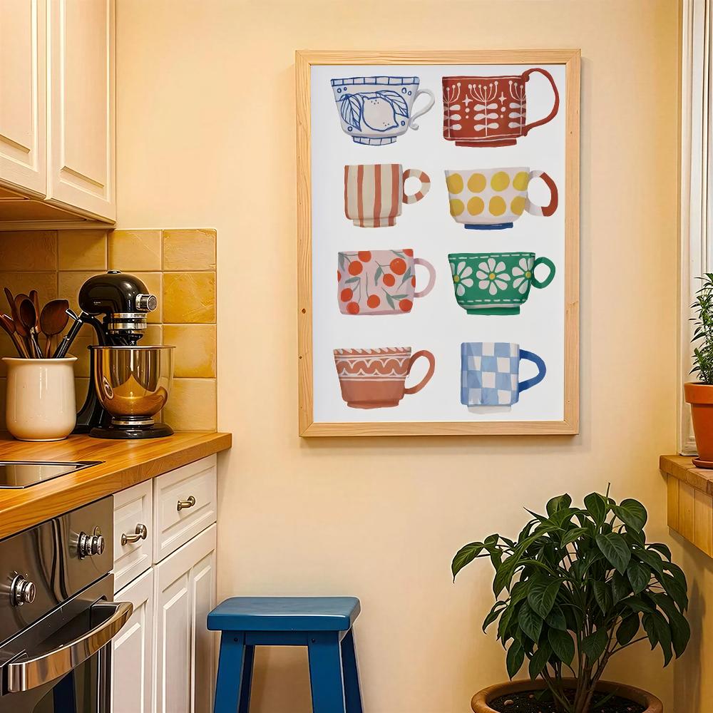 ملصق فني عالي الدقة لفنجان شاي - مراجعة Wallpaper Coffee And Tea وسعره