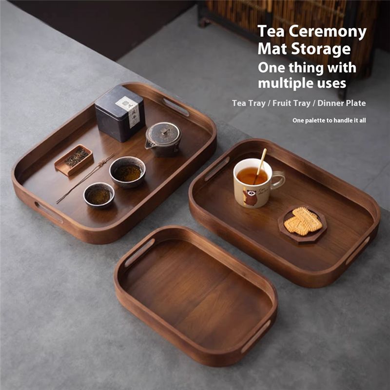 AC76-صينية تخزين طقم الشاي من  - مراجعة Bamboo Tea Tray وسعره