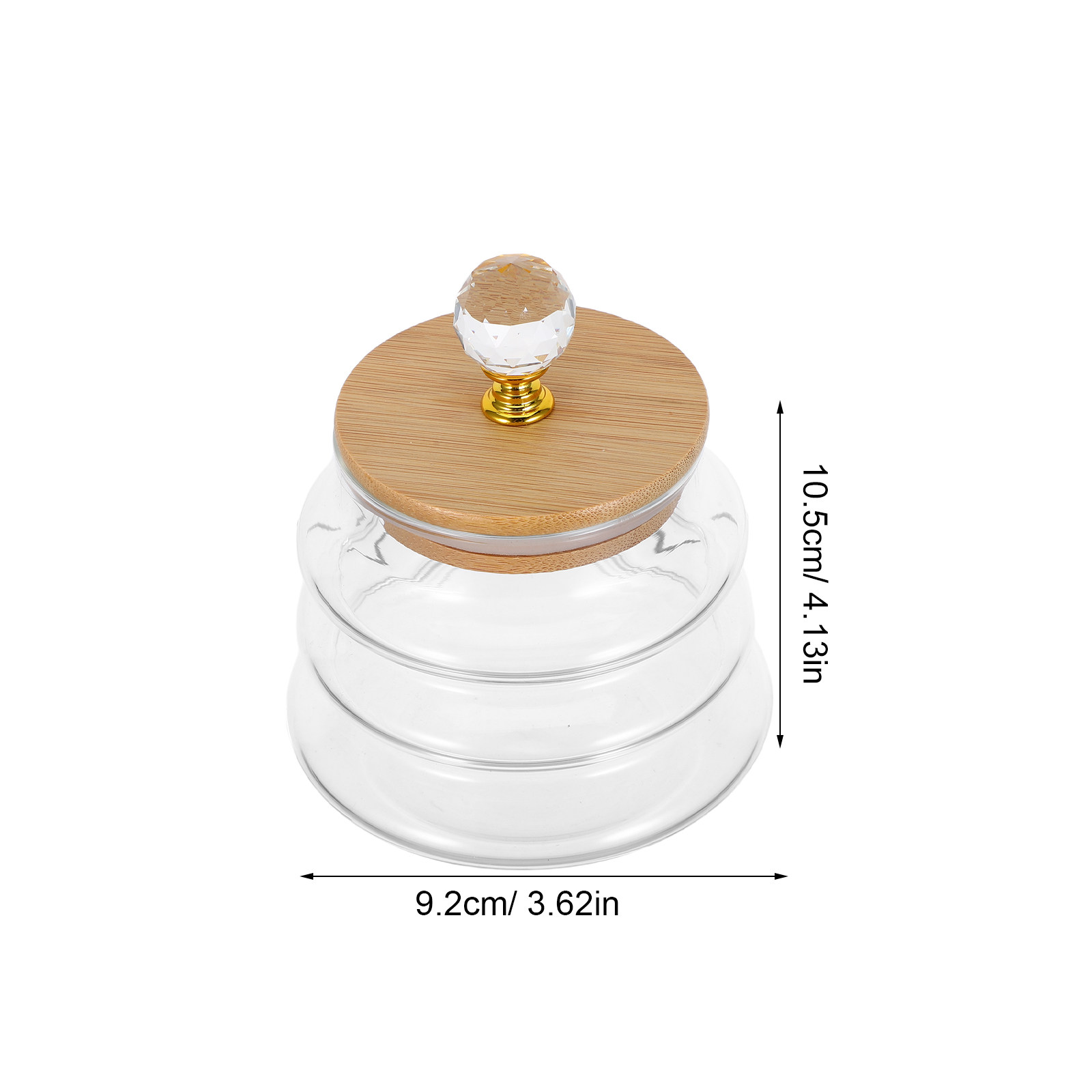 وعاء تخزين زجاجي شفاف بغطاء مح - مراجعة Coffee Tea Bean Leaf وسعره