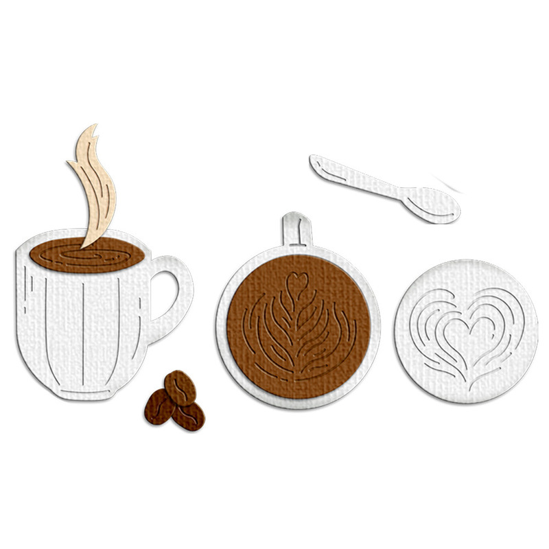 قوالب قص معدنية وقوالب استنسل  - مراجعة Coffee Stencil Art وسعره