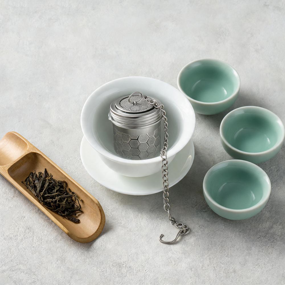 1 قطعة مصفاة شاي من الفولاذ ال - مراجعة Tea Strainer Mesh وسعره