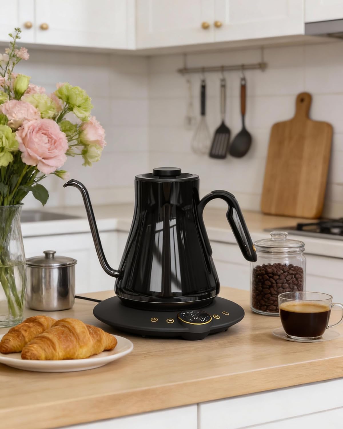 غلاية كهربائية بعنق مرن، ±1 °  - مراجعة Coffee Tea Brew وسعره