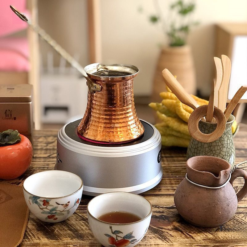 إبريق قهوة تركي، أدوات نحاسية  - مراجعة Coffee Tea Brew وسعره