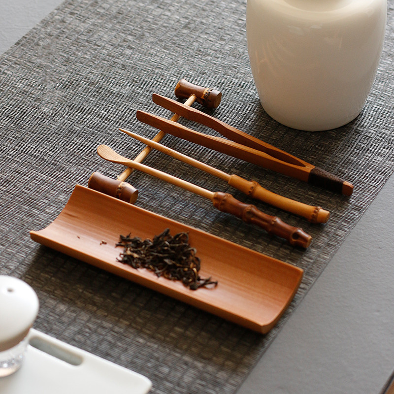 3/4/5 قطعة مجموعة أدوات الشاي  - مراجعة Bamboo Tea Tray وسعره