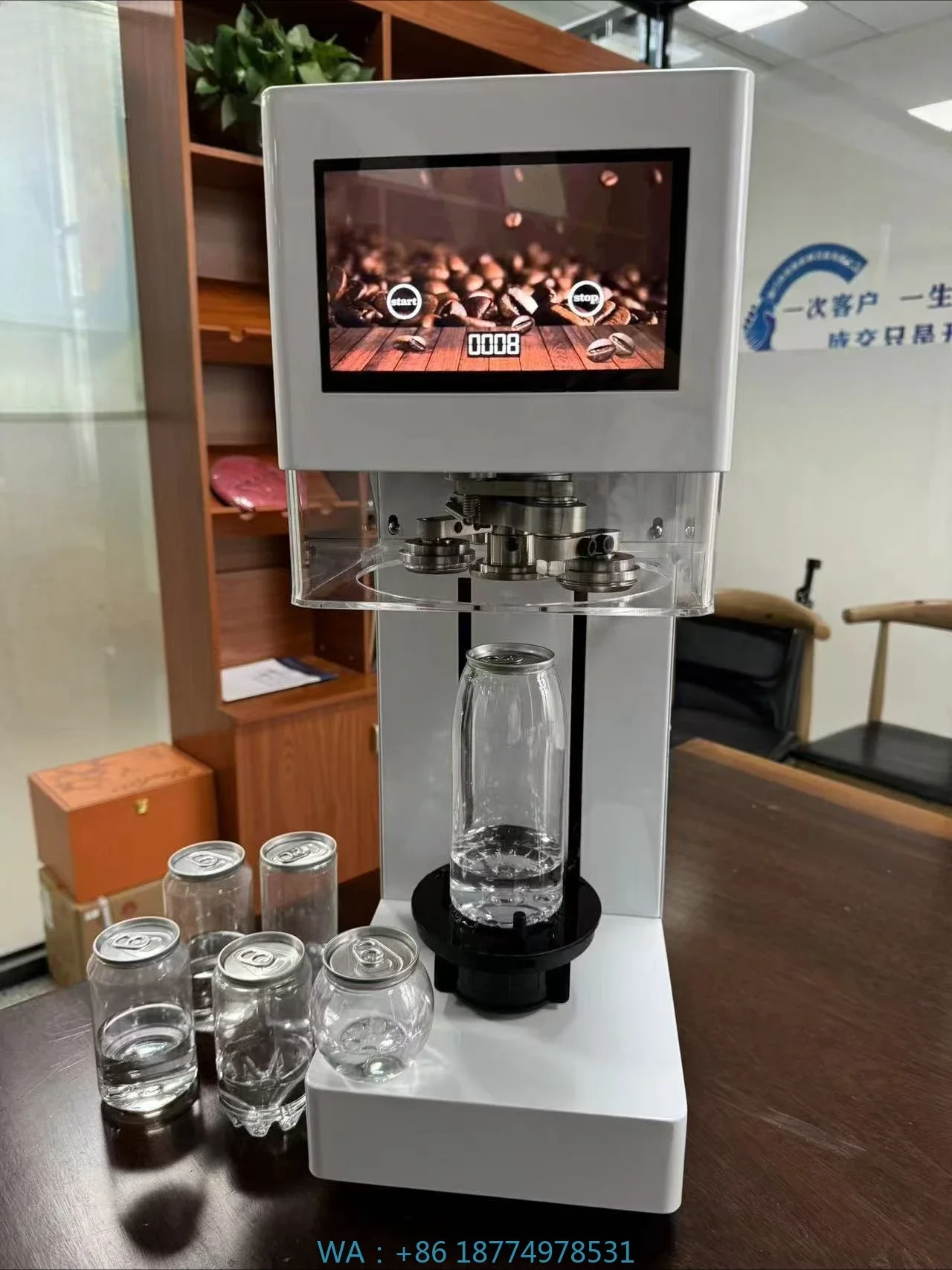 آلة ختم علب PET مع لوحة تحكم ب - مراجعة Best Tea Coffee وسعره