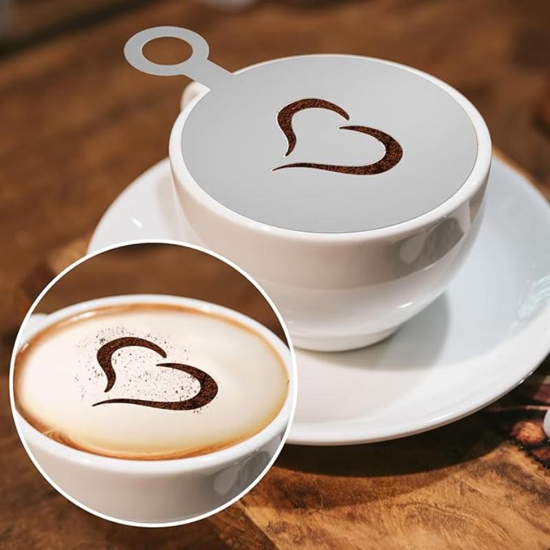 مجموعة من 4 قطع من قوالب الفن  - مراجعة Coffee Stencil Art وسعره
