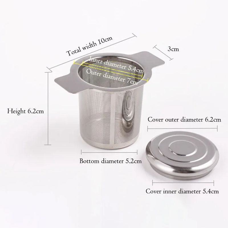 مصفاة شاي شبكية من الستانلس ست - مراجعة Tea Strainer Mesh وسعره