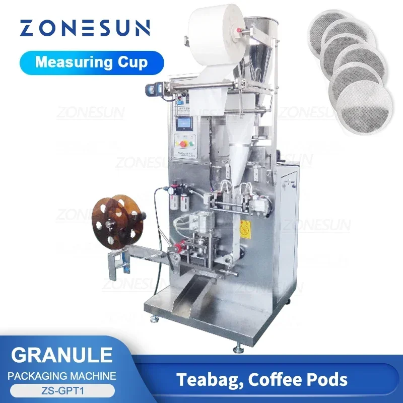 ZONESUN ZS-GPT1 ماكينة تعبئة و - مراجعة Coffee Tea Bean Leaf وسعره