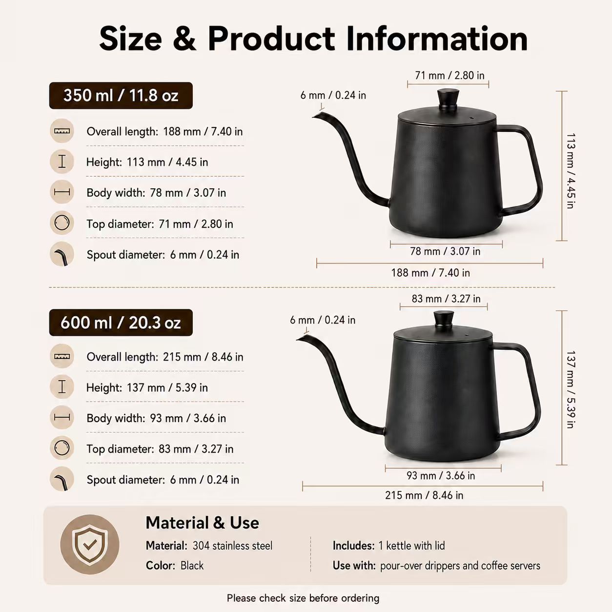 إبريق قهوة من الفولاذ المقاوم  - مراجعة Coffee Tea Brew وسعره