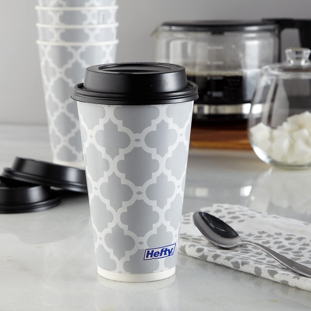 أكواب ورقية معزولة حرارياً مع  - مراجعة Wallpaper Coffee And Tea وسعره