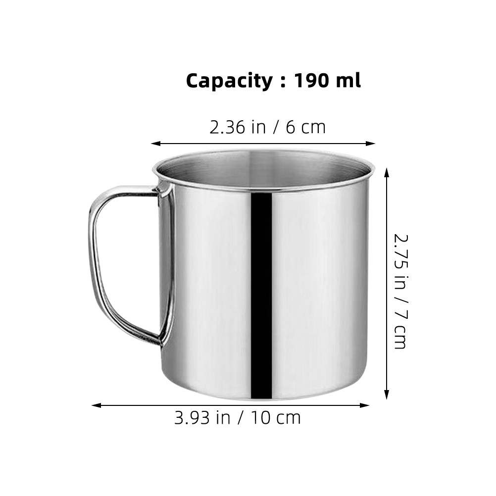 4 قطع أكواب أطفال من الفولاذ ا - مراجعة Coffee Tea Cups وسعره