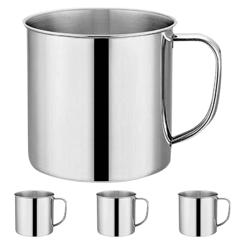 4 قطع أكواب أطفال من الفولاذ ا - مراجعة Coffee Tea Cups وسعره