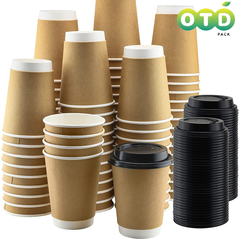 كوب ورقي مزدوج الجدران مع أغطي - مراجعة Wallpaper Coffee And Tea وسعره