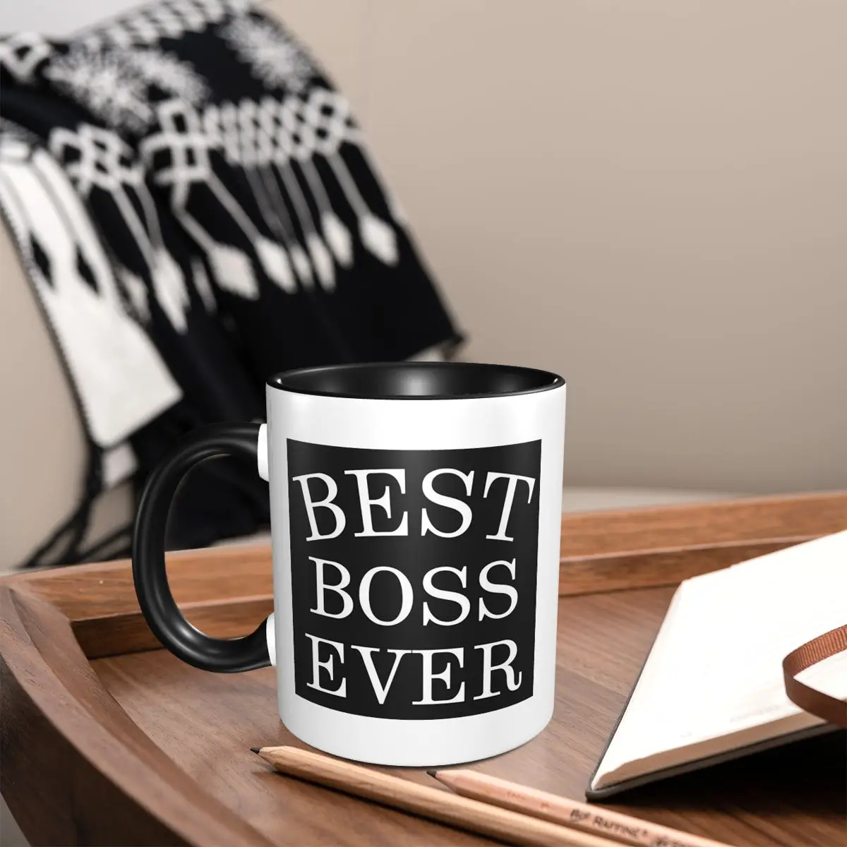 كوب سيراميك مضحك بتصميم 'أفضل  - مراجعة Best Tea Coffee وسعره