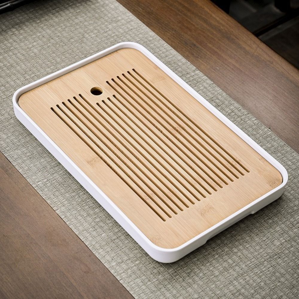 صينية شاي من الخيزران متعددة ا - مراجعة Bamboo Tea Tray وسعره