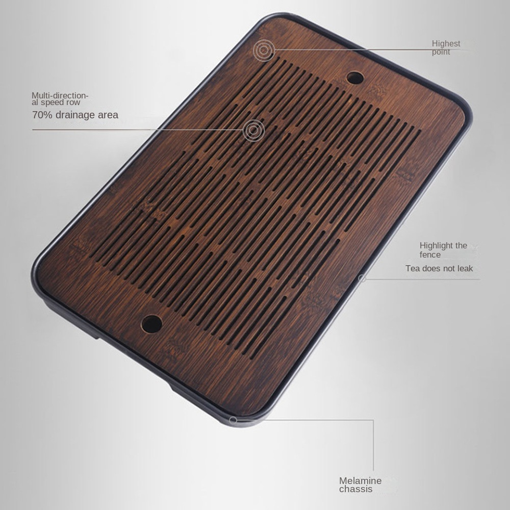 صينية شاي من الخيزران متعددة ا - مراجعة Bamboo Tea Tray وسعره