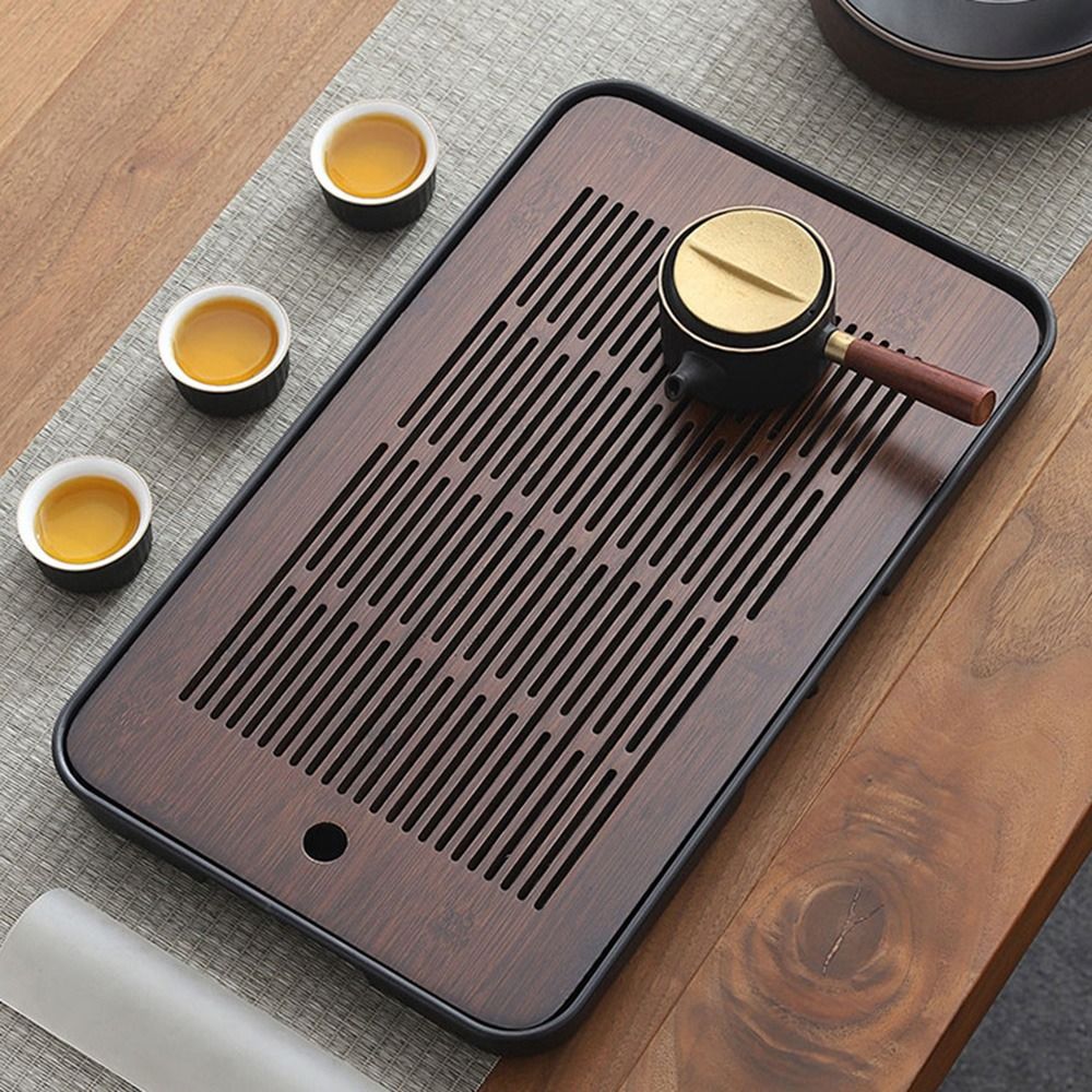 صينية شاي من الخيزران متعددة ا - مراجعة Bamboo Tea Tray وسعره