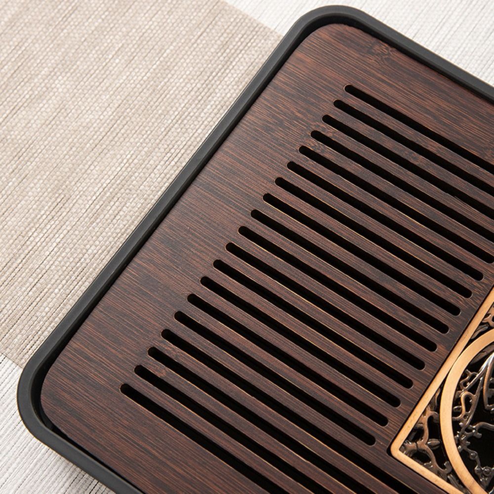 صينية شاي من الخيزران متعددة ا - مراجعة Bamboo Tea Tray وسعره