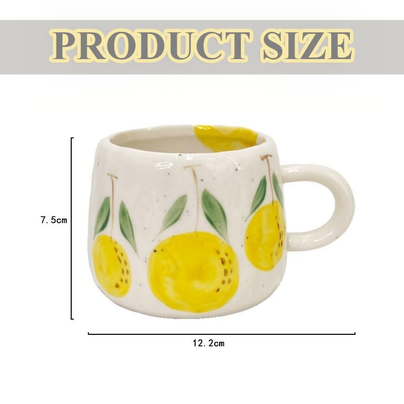 كوب قهوة سيراميك صيفي لطيف سعة - مراجعة Lemon Tea Coffee وسعره