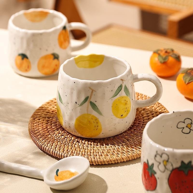 كوب قهوة سيراميك صيفي لطيف سعة - مراجعة Lemon Tea Coffee وسعره