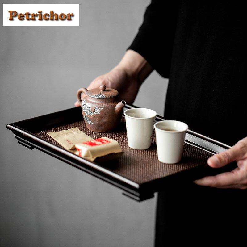 اليابانية الروطان الخيزران الم - مراجعة Bamboo Tea Tray وسعره