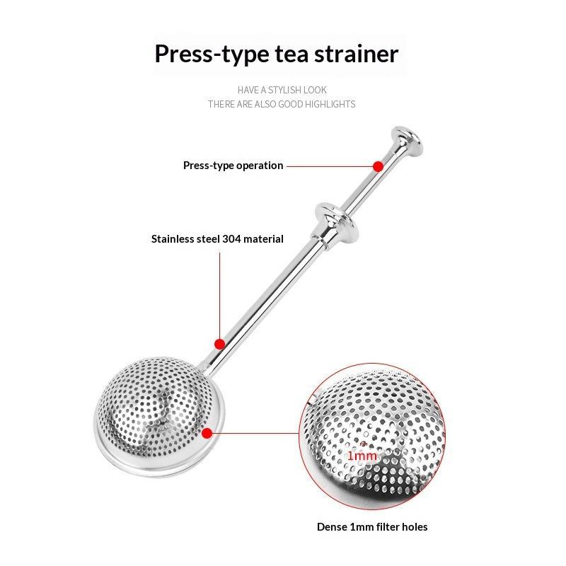 مصفاة شاي من الفولاذ المقاوم ل - مراجعة Tea Strainer Mesh وسعره