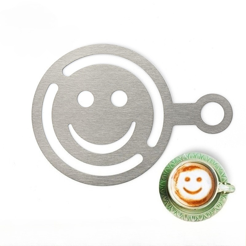 قالب فن اللاتيه من الفولاذ الم - مراجعة Coffee Stencil Art وسعره