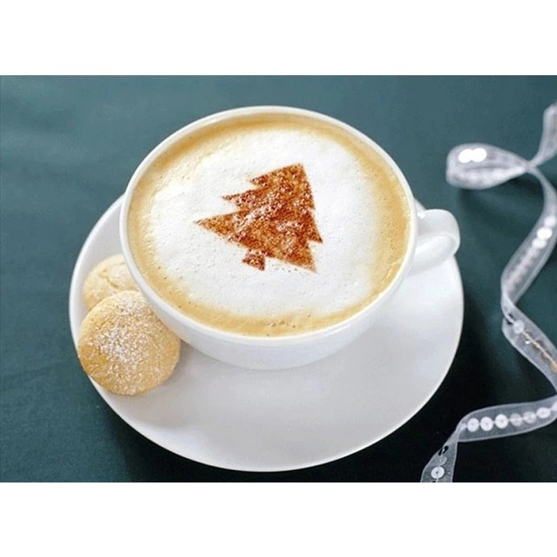 16 قطعة من استنسل فني القهوة أ - مراجعة Coffee Stencil Art وسعره