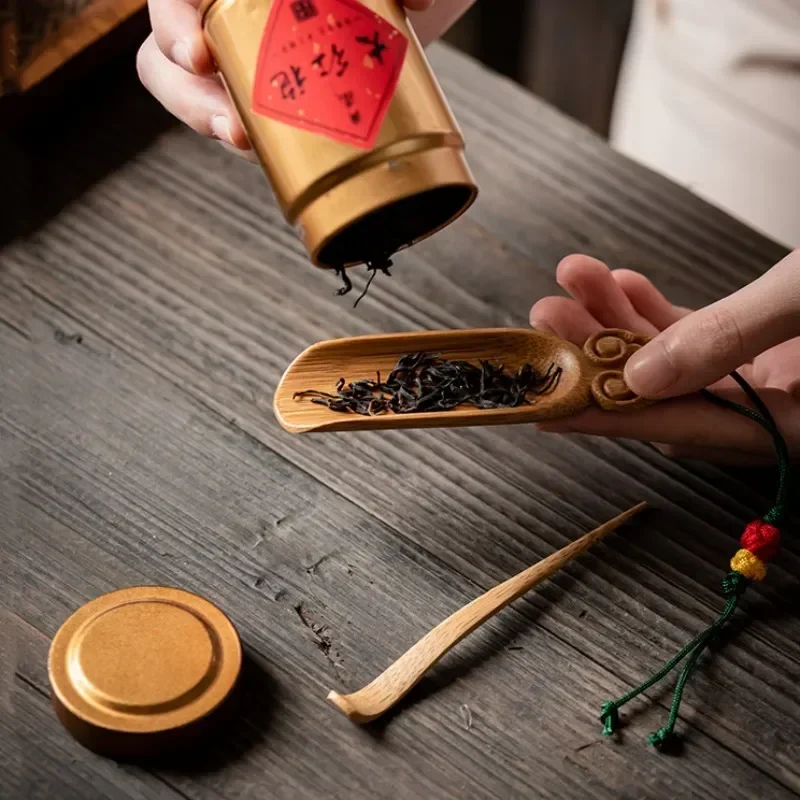 طقم إبر شاي تشيز تراثي تقليدي  - مراجعة Bamboo Tea Tray وسعره