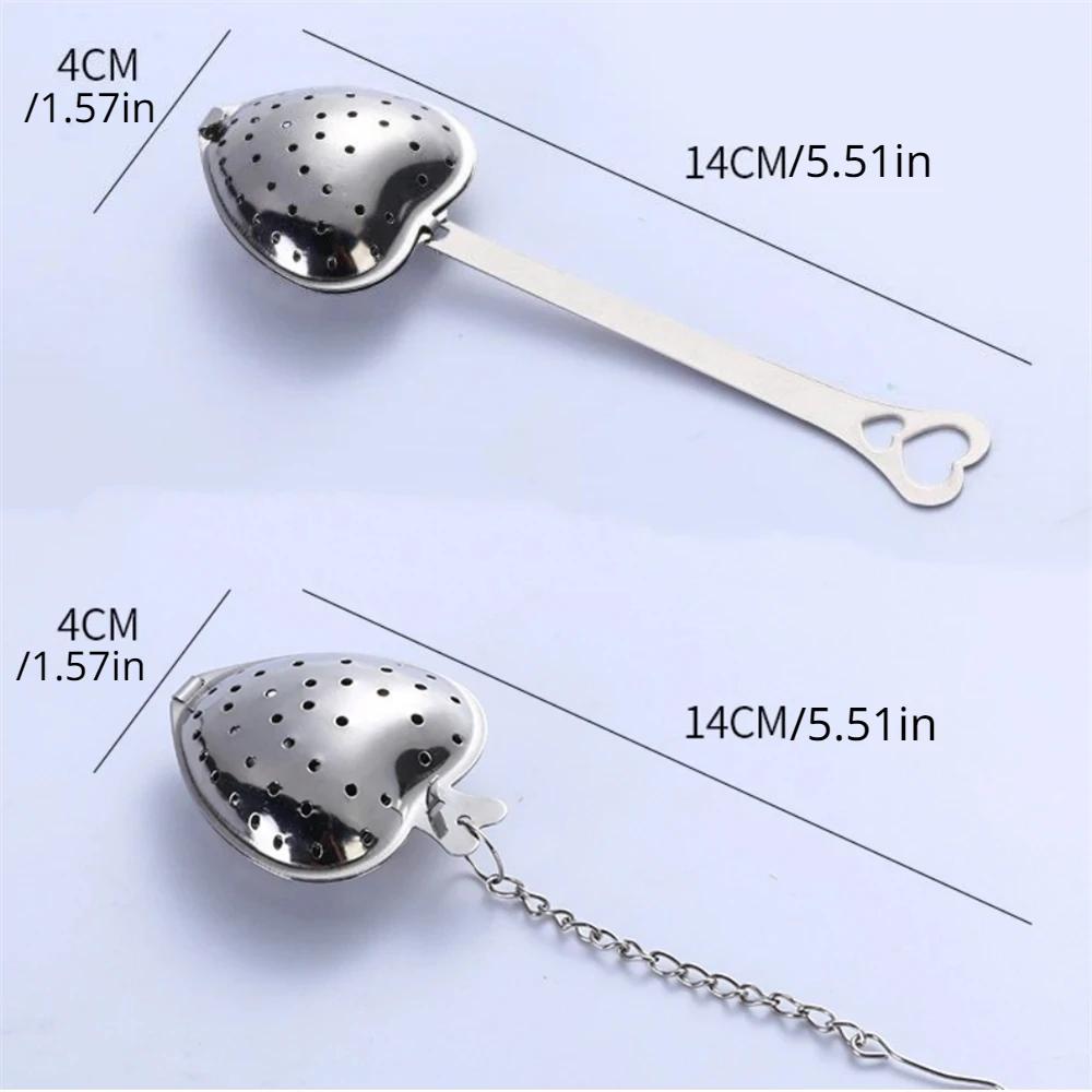 على شكل قلب مصفاة شاي غرامة مر - مراجعة Tea Strainer Mesh وسعره